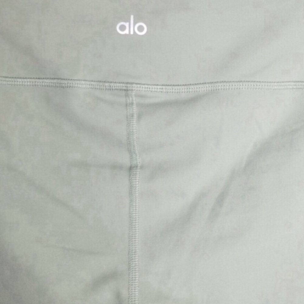 Alo Yoga Entwine Leggings Tights Sage Green - Picture 11 of 14